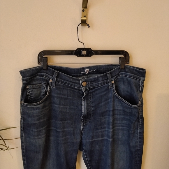 7 For All Mankind Men's Dark Wash Standard Jeans Size 38 Contemporary Denim - Picture 3 of 10